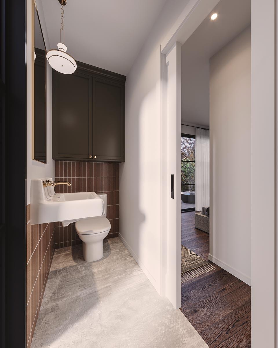 Plan 22656DR: Compact Contemporary Cottage with Upstairs Master Suite with Private Terrace and Bunk Room - Image #16 - Contemporary, Cottage, New American, Rustic, Vacation