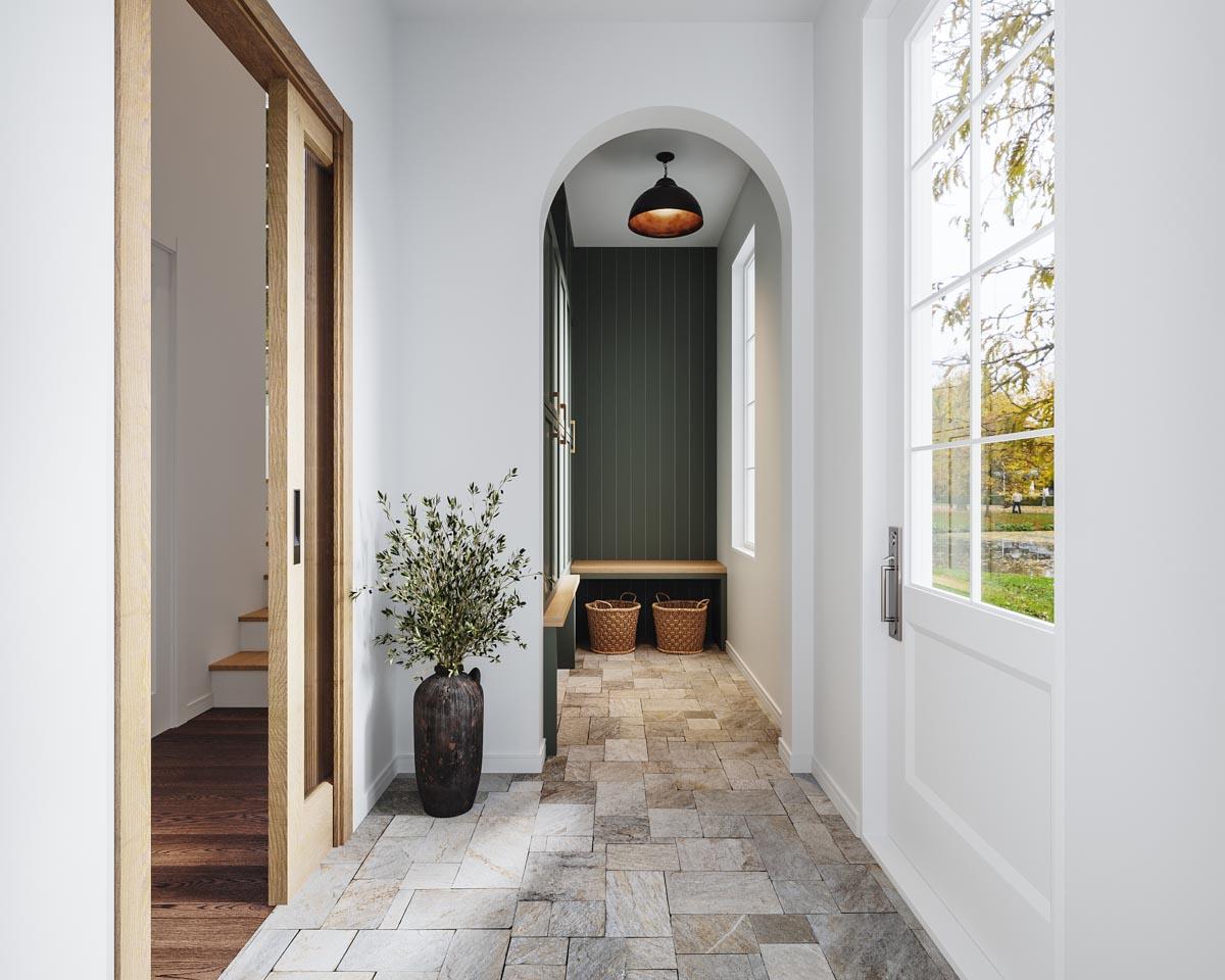 Plan 22669DR: Storybook 2500 Sq Ft Cottage with Fourth Bedroom in Daylight Basement - Image #5 - Cottage, European