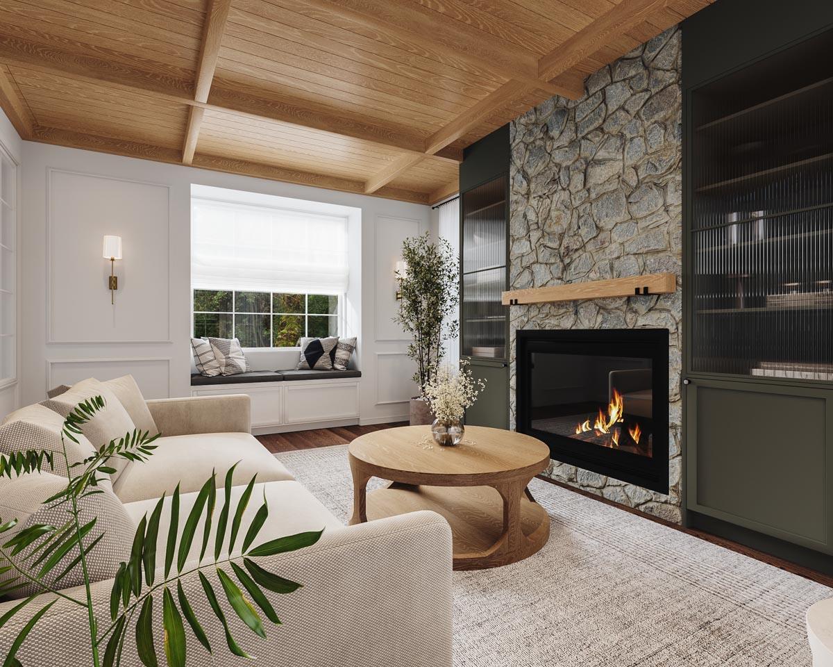 Plan 22669DR: Storybook 2500 Sq Ft Cottage with Fourth Bedroom in Daylight Basement - Image #7 - Cottage, European