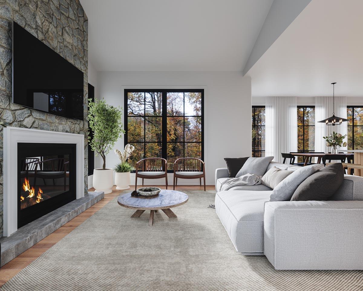 Plan 22671DR: Transitional 3 Bed Home Plan with Over 1900 Square Feet of Heated Living Space - Image #11 - New American, Transitional