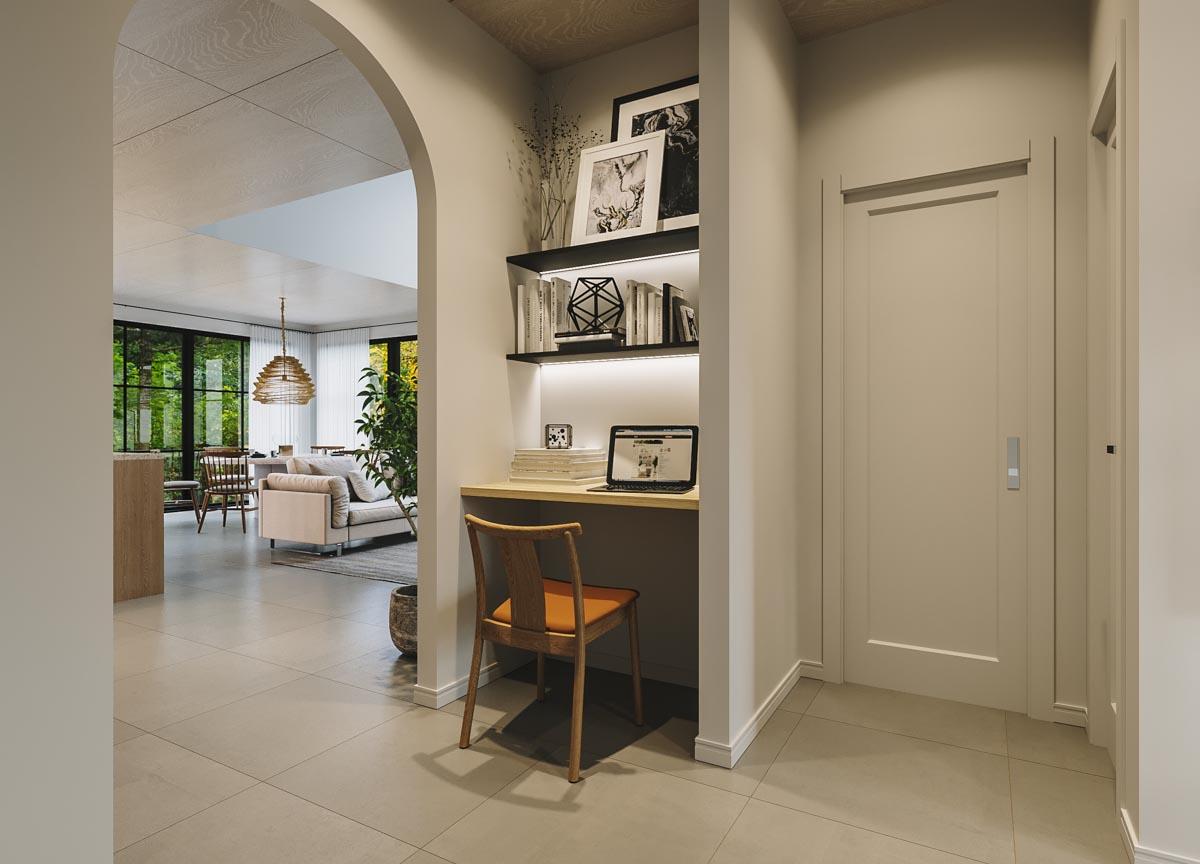 Plan 22672DR: Scandinavian-Style 3 Bed House Plan Under 1800 Square Feet with 1-Car Garage - Image #8 - European, Scandinavian