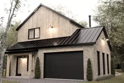 Scandinavian-Style 3 Bed House Plan Under 1800 Square Feet with 1-Car Garage