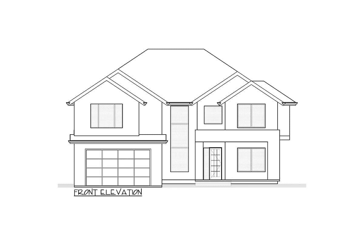 Plan 666227RAF: Contemporary 3400 Square Foot Home Plan with Loft Overlook - Image #10 - Contemporary, New American, Northwest, Shingle