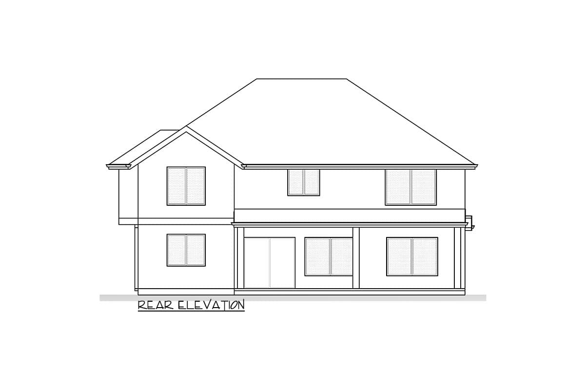 Plan 666227RAF: Contemporary 3400 Square Foot Home Plan with Loft Overlook - Image #12 - Contemporary, New American, Northwest, Shingle