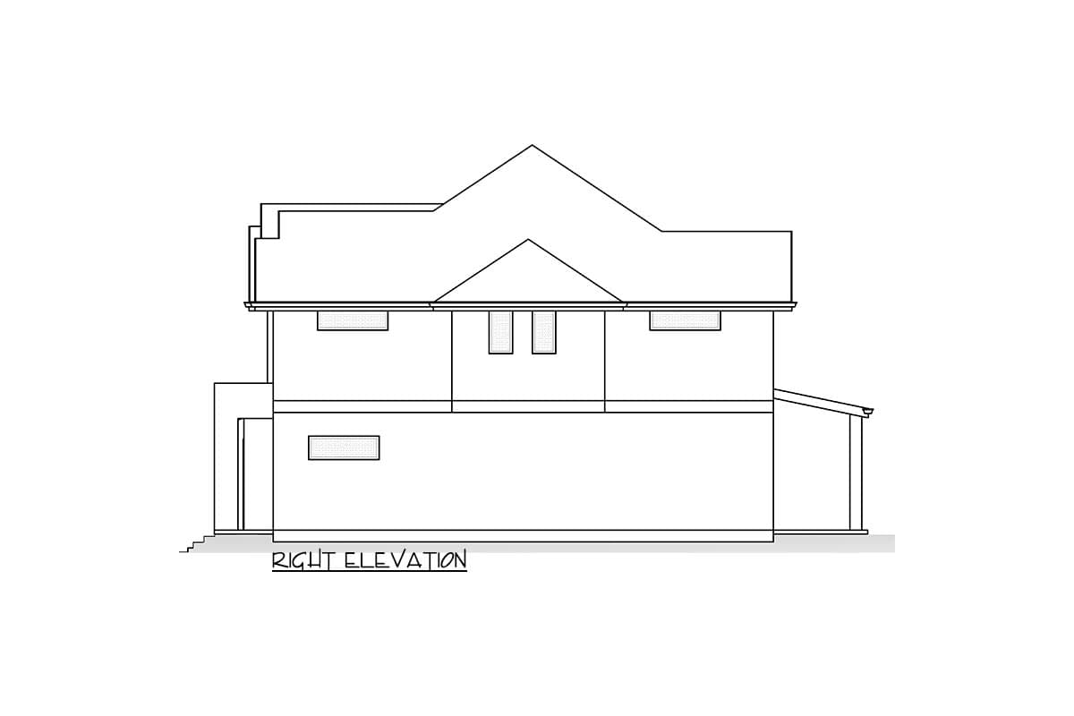 Plan 666227RAF: Contemporary 3400 Square Foot Home Plan with Loft Overlook - Image #13 - Contemporary, New American, Northwest, Shingle