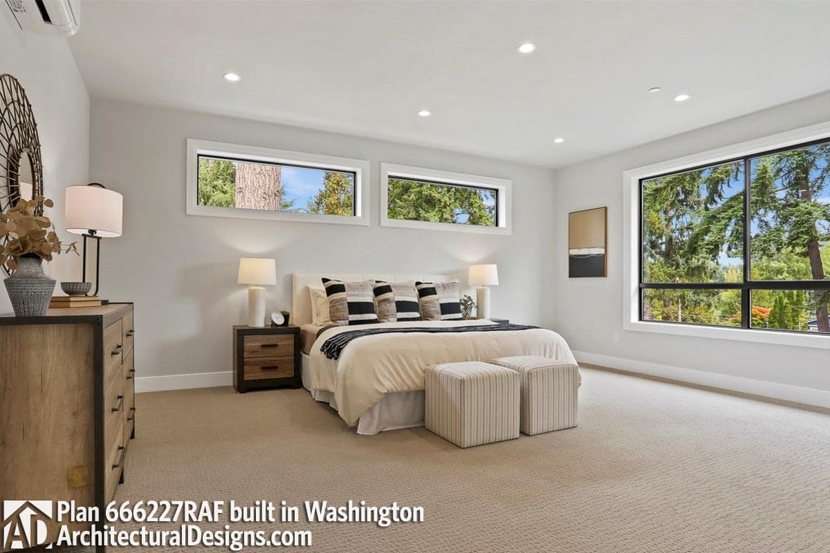 Plan 666227RAF: Contemporary 3400 Square Foot Home Plan with Loft Overlook - Image #5 - Contemporary, New American, Northwest, Shingle