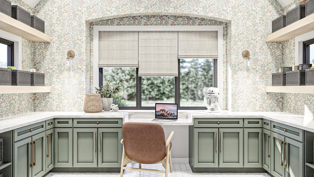 Plan 623284DJ: 3240 Square Foot Contemporary Tudor-Style House Plan with Vaulted Interior - Image #15 - European, New American, Transitional, Tudor