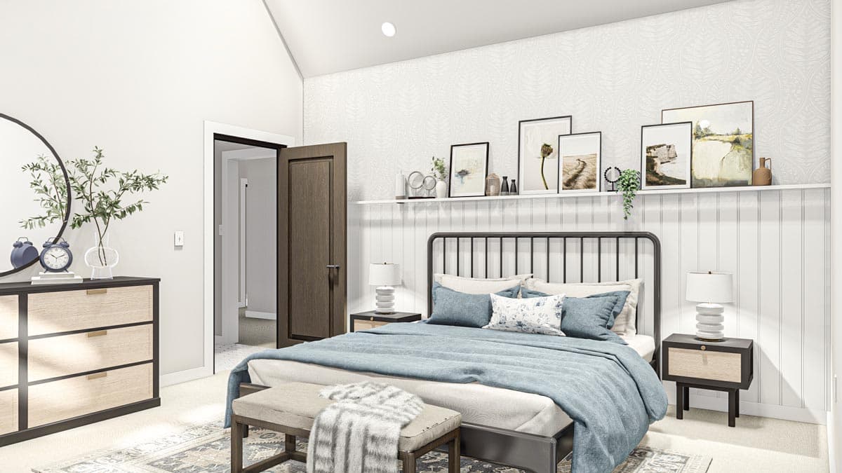 Plan 623284DJ: 3240 Square Foot Contemporary Tudor-Style House Plan with Vaulted Interior - Image #18 - European, New American, Transitional, Tudor