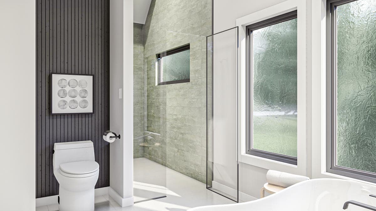 Plan 623284DJ: 3240 Square Foot Contemporary Tudor-Style House Plan with Vaulted Interior - Image #21 - European, New American, Transitional, Tudor