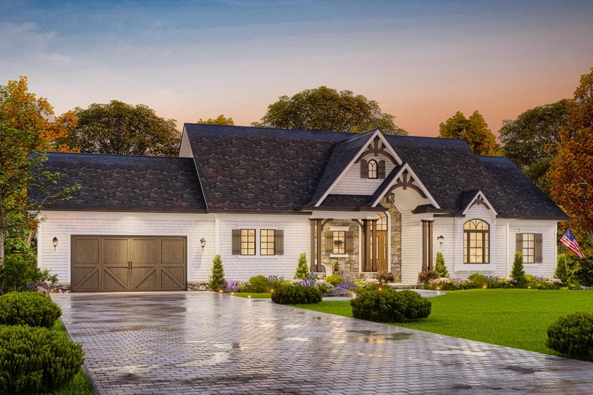Plan 25820GE: Craftsman Farmhouse Plan with Wraparound Porch and Lower Level Expansion - Image #18 - Country, Craftsman, Farmhouse, Modern Farmhouse, Ranch