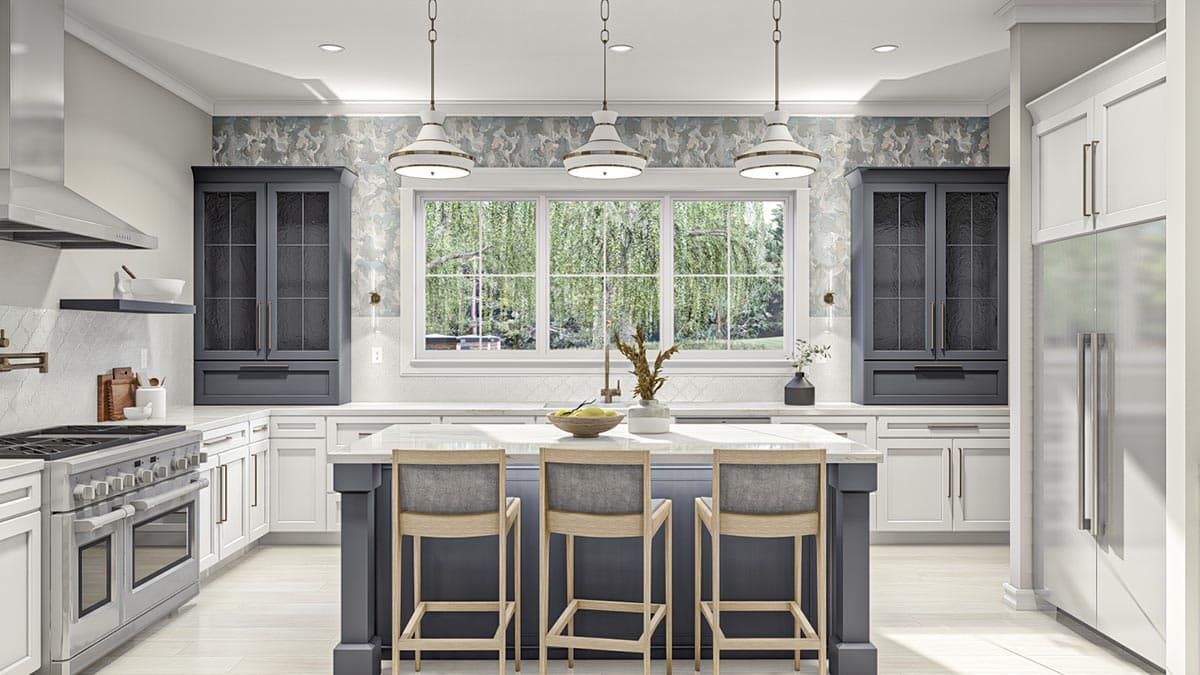 Plan 623285DJ: Southern Style 3-Bed House Plan with 2-Car Drive-Through Garage - Image #14 - Country, Farmhouse, Southern, Traditional