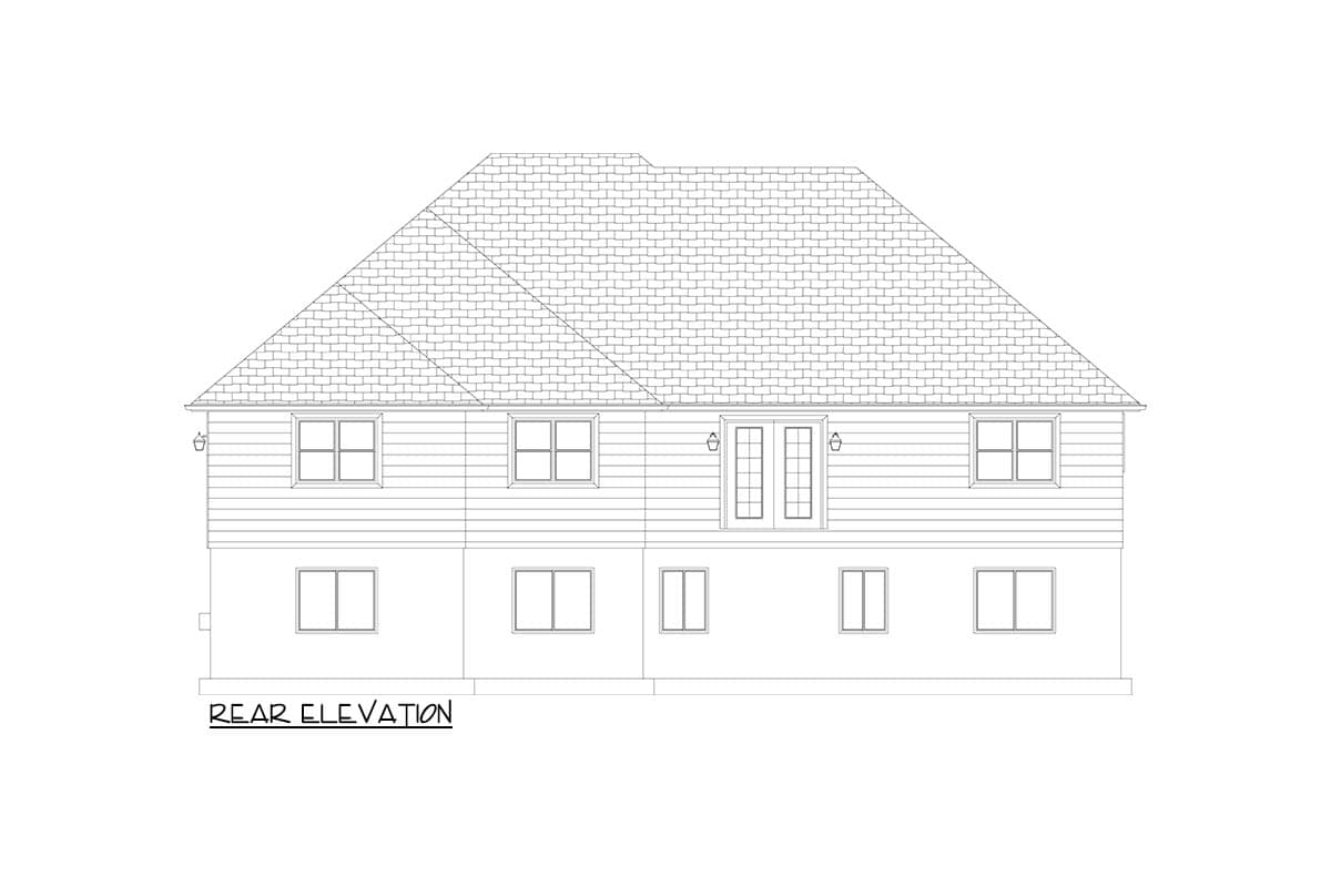 Plan 61464UT: One Story 1700 Square Foot House Plan with Lower Level Expansion - Image #19 - Country, Craftsman, Ranch, Traditional