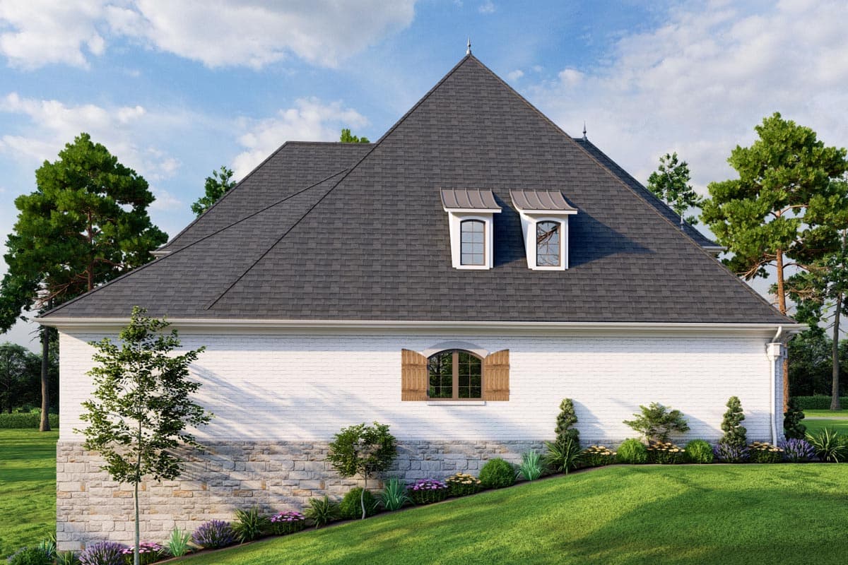 Plan 70856MK: Luxury 2-Story European Home Plan with Second Floor Game Room and Home Theater - Image #14 - European, Traditional