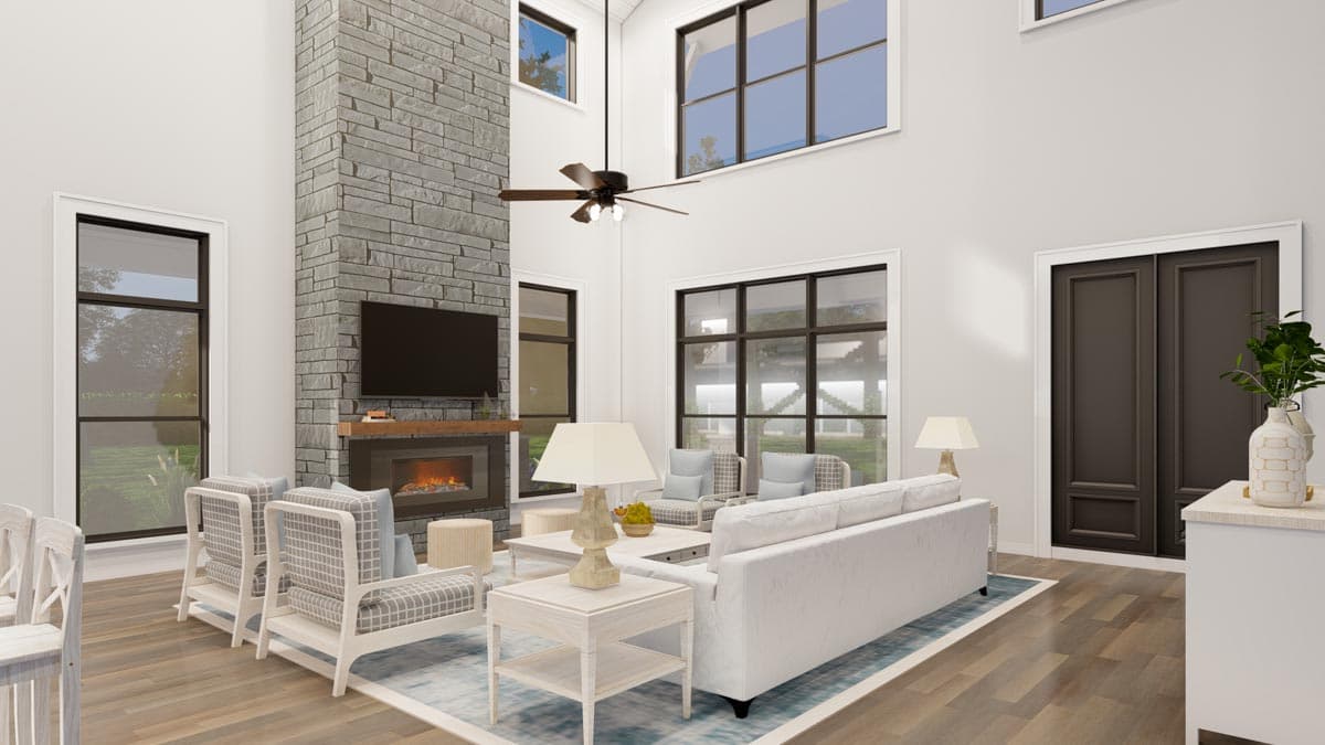 Plan 70857MK: 5-Bed Barndominium-Style Modern Farmhouse Plan with Wrap Around Porch - Image #6 - Barndominium, Country, Craftsman, Farmhouse, Modern Farmhouse, New American