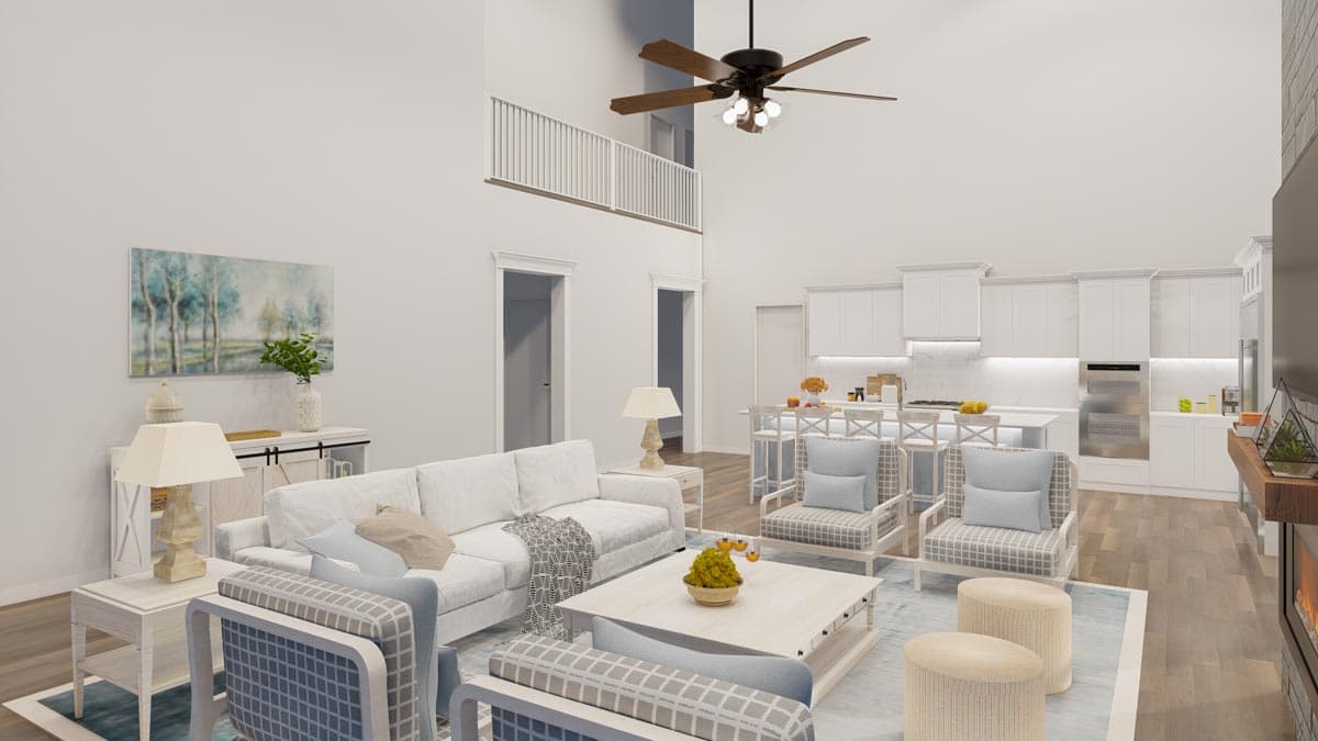 Plan 70857MK: 5-Bed Barndominium-Style Modern Farmhouse Plan with Wrap Around Porch - Image #8 - Barndominium, Country, Craftsman, Farmhouse, Modern Farmhouse, New American