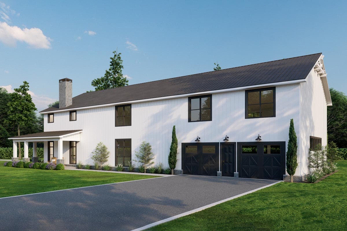 Plan 70857MK: 5-Bed Barndominium-Style Modern Farmhouse Plan with Wrap Around Porch - Image #15 - Barndominium, Country, Craftsman, Farmhouse, Modern Farmhouse, New American