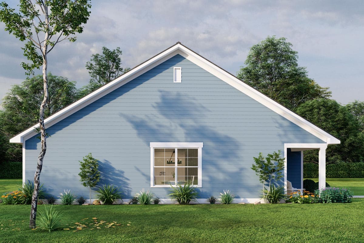 Plan 70858MK: Under 1300 Square Foot Country Home Plan with 3 Beds - Image #12 - Country, Ranch, Traditional