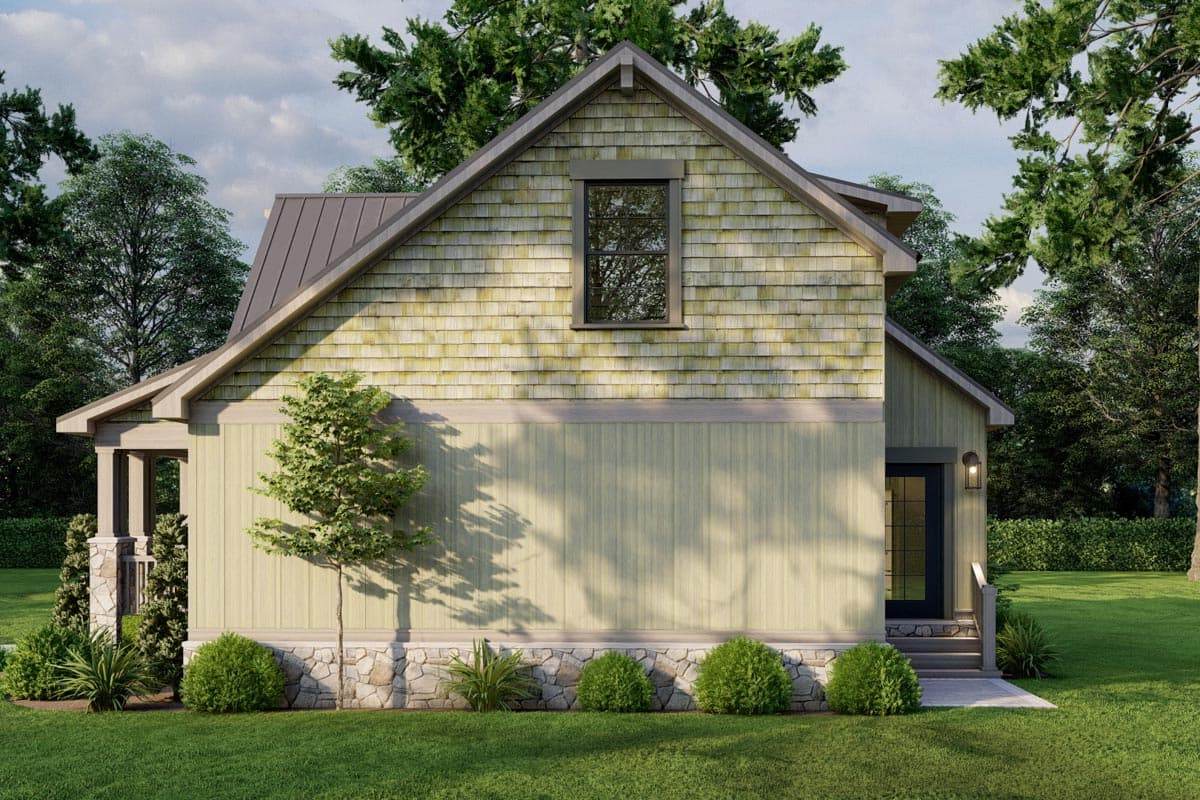 Plan 70859MK: Cottage-Like Duplex with Full Floor 1-Bed Units - Image #16 - Cottage, Country, Mountain, Rustic