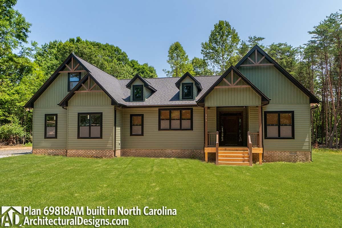 build gallery item - House Plan 69818AM Comes to Life in North Carolina