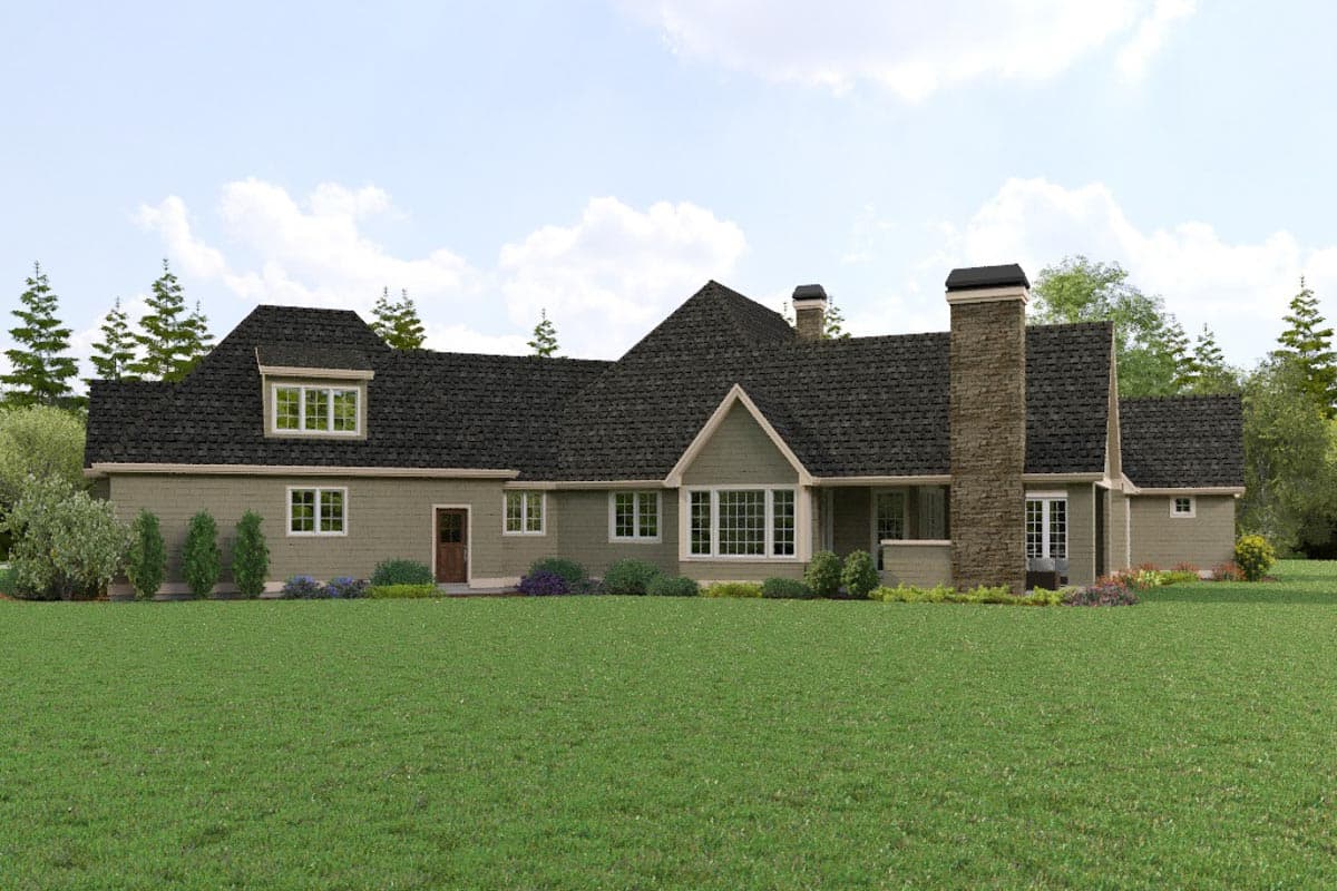Plan 69819AM: Charming European Home Plan with Angled 3-Car Garage and Bonus Above - Image #86 - European, French Country, Northwest, Traditional