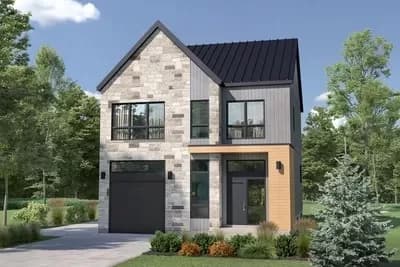Contemporary 3-Bed Scandinavian-Style House Plan Under 1800 Square Feet