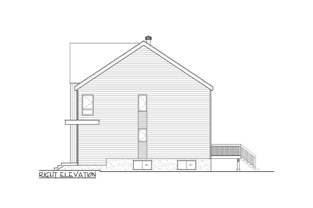 Plan 801150PM: Modern Euro-Style Duplex House Plan with Identical 1,432 Sq Ft 3-Bed Units - Image #4 - Contemporary, European, Modern, Scandinavian