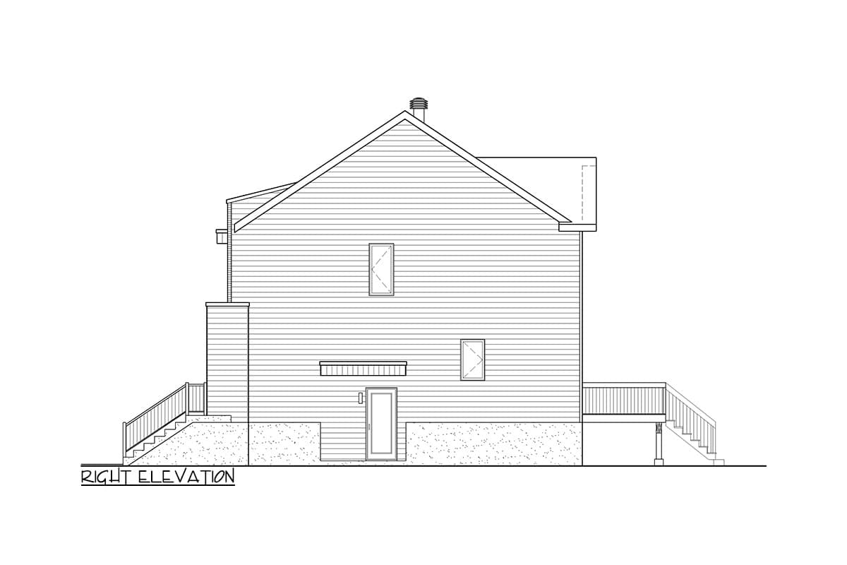 Plan 801152PM: Two-Story 3-Bed Duplex with 777 Square Foot Lower Level Apartment - Image #4 - Contemporary, European, Northwest, Scandinavian