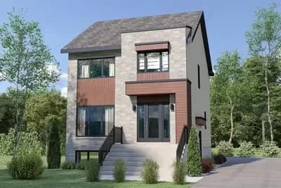 Two-Story 3-Bed Duplex with 777 Square Foot Lower Level Apartment