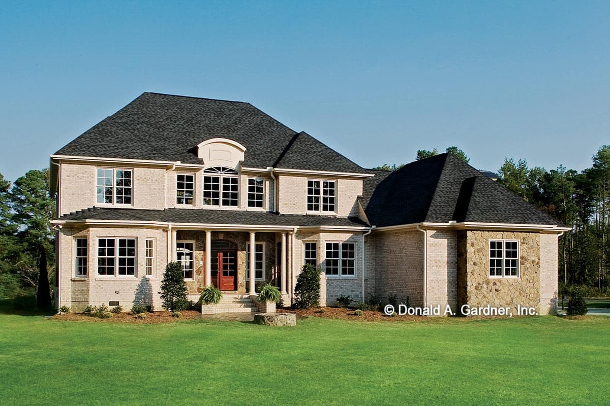 Plan 444407GDN: European-Style Manor with Master-On-Main and 4 Upstairs Bedrooms - Image #8 - European, Georgian