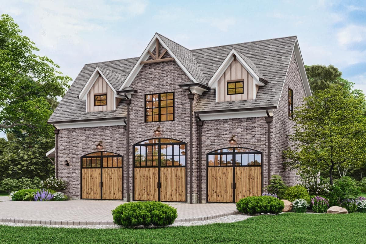 Plan 25821GE: Carriage House Garage with 930 Sq Ft of Heated Living Upstairs - Image #10 - Carriage, Cottage, Country, Craftsman