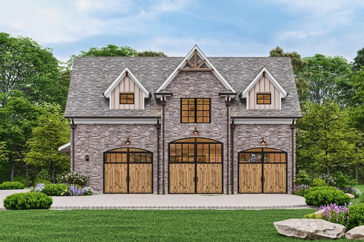 Plan 25821GE: Carriage House Garage with 930 Sq Ft of Heated Living Upstairs - Image #11 - Carriage, Cottage, Country, Craftsman