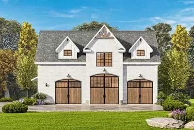 Carriage House Garage with 930 Sq Ft of Heated Living Upstairs