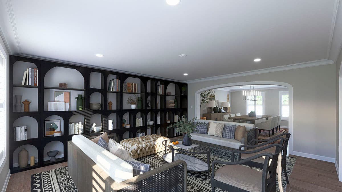 Plan 61303UT: 4000 Square Foot Traditional House Plan with 4 Upstairs Bedrooms - Image #10 - Colonial, Traditional