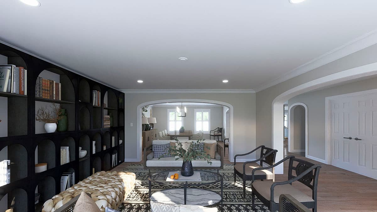Plan 61303UT: 4000 Square Foot Traditional House Plan with 4 Upstairs Bedrooms - Image #11 - Colonial, Traditional