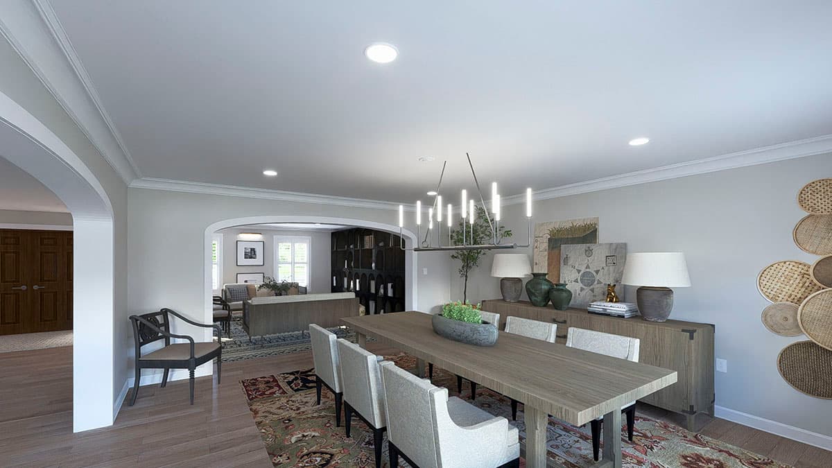Plan 61303UT: 4000 Square Foot Traditional House Plan with 4 Upstairs Bedrooms - Image #14 - Colonial, Traditional