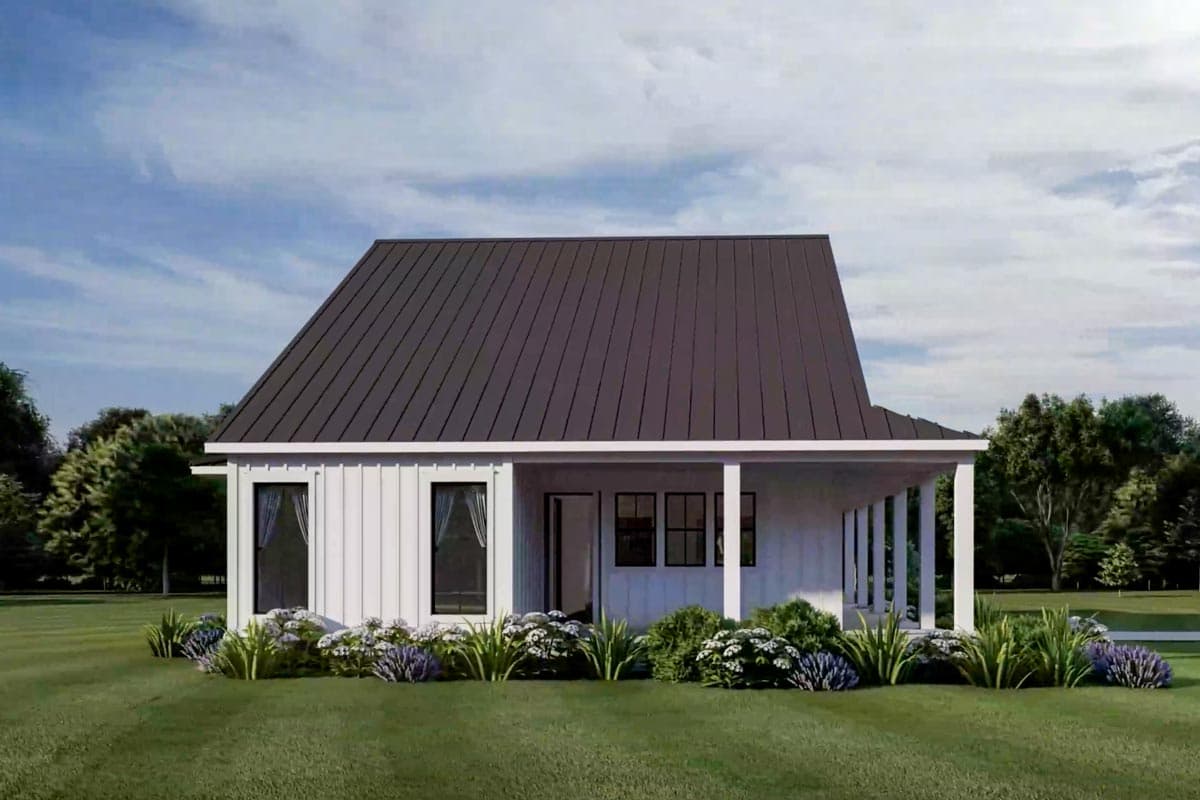 Plan 51948HZ: 4-Bedroom Modern Farmhouse Plan with 2-Beds and Loft Upstairs - Image #8 - Country, Farmhouse, Modern Farmhouse, Traditional