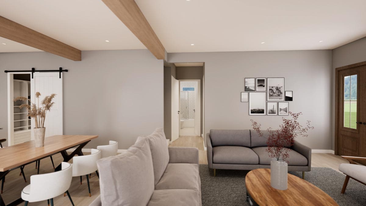 Plan 51948HZ: 4-Bedroom Modern Farmhouse Plan with 2-Beds and Loft Upstairs - Image #12 - Country, Farmhouse, Modern Farmhouse, Traditional