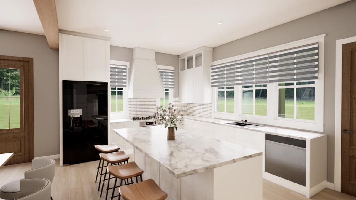 Plan 51948HZ: 4-Bedroom Modern Farmhouse Plan with 2-Beds and Loft Upstairs - Image #15 - Country, Farmhouse, Modern Farmhouse, Traditional