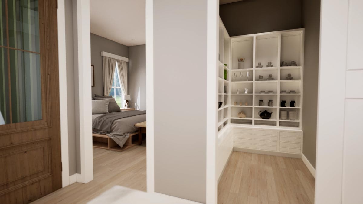 Plan 51948HZ: 4-Bedroom Modern Farmhouse Plan with 2-Beds and Loft Upstairs - Image #16 - Country, Farmhouse, Modern Farmhouse, Traditional