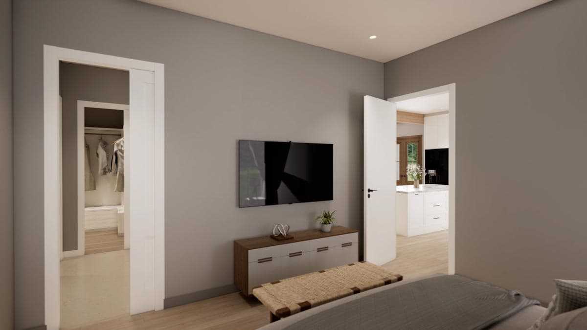 Plan 51948HZ: 4-Bedroom Modern Farmhouse Plan with 2-Beds and Loft Upstairs - Image #19 - Country, Farmhouse, Modern Farmhouse, Traditional