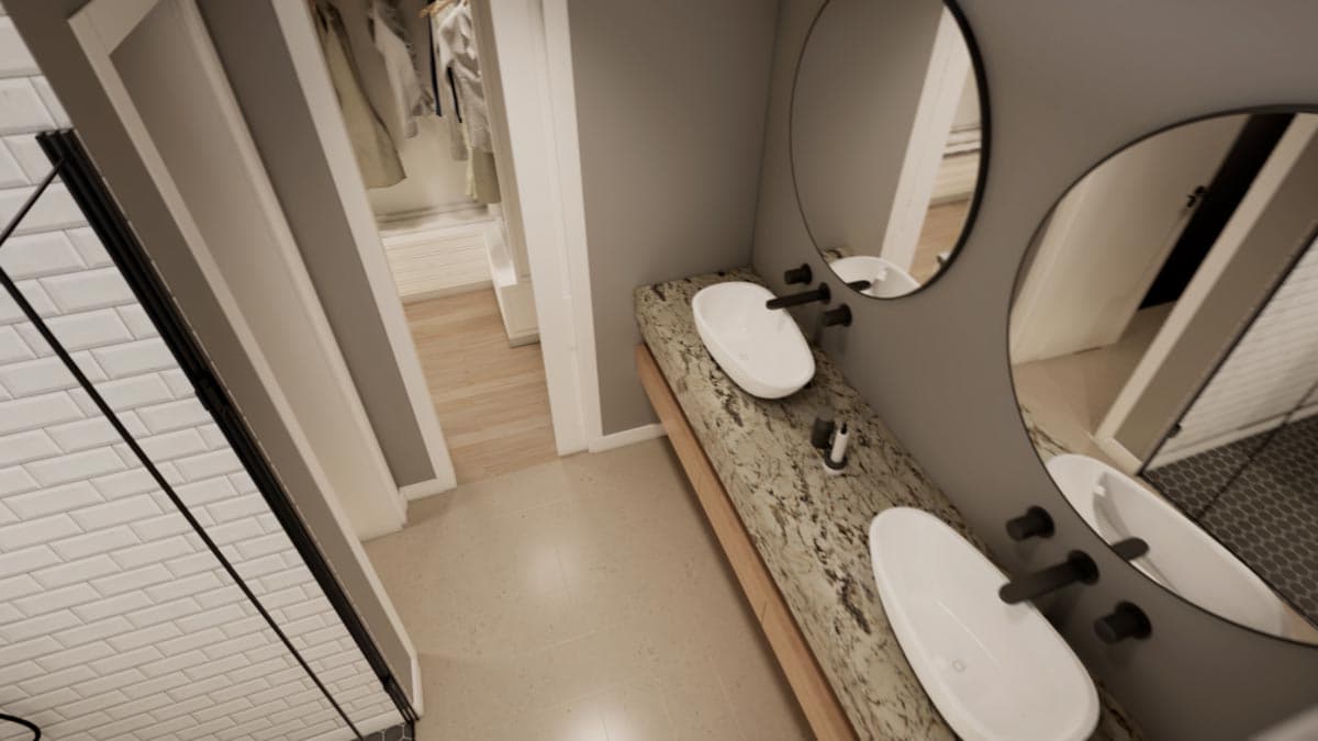 Plan 51948HZ: 4-Bedroom Modern Farmhouse Plan with 2-Beds and Loft Upstairs - Image #20 - Country, Farmhouse, Modern Farmhouse, Traditional