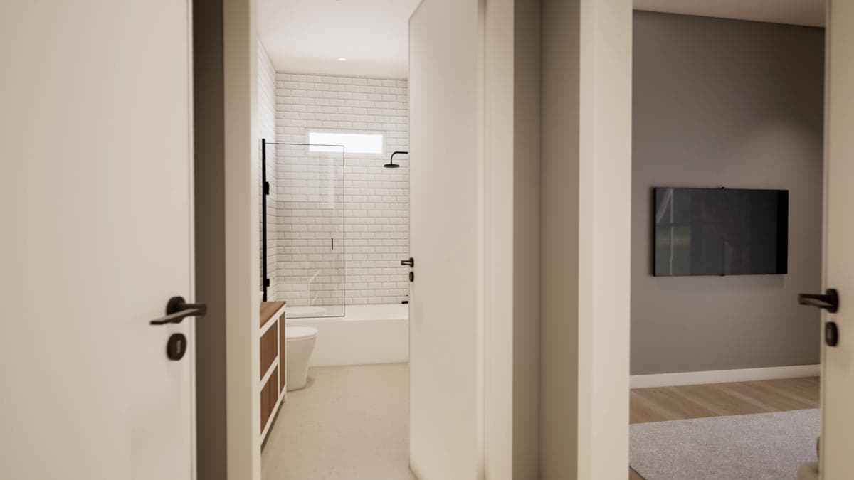 Plan 51948HZ: 4-Bedroom Modern Farmhouse Plan with 2-Beds and Loft Upstairs - Image #23 - Country, Farmhouse, Modern Farmhouse, Traditional