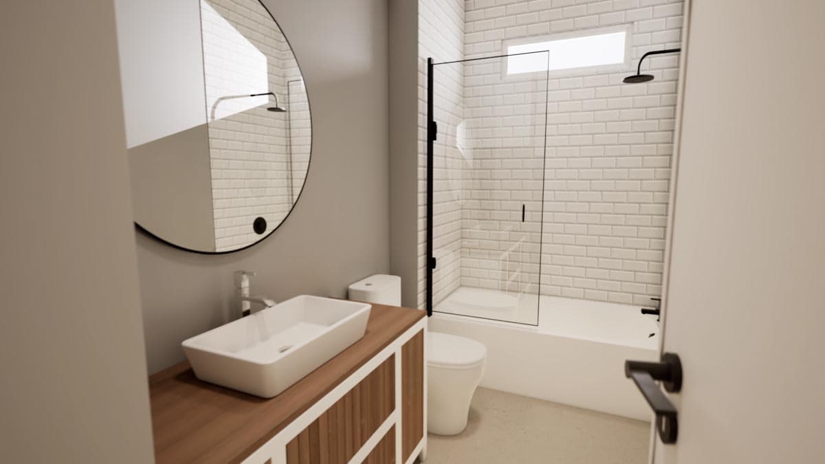 Plan 51948HZ: 4-Bedroom Modern Farmhouse Plan with 2-Beds and Loft Upstairs - Image #25 - Country, Farmhouse, Modern Farmhouse, Traditional