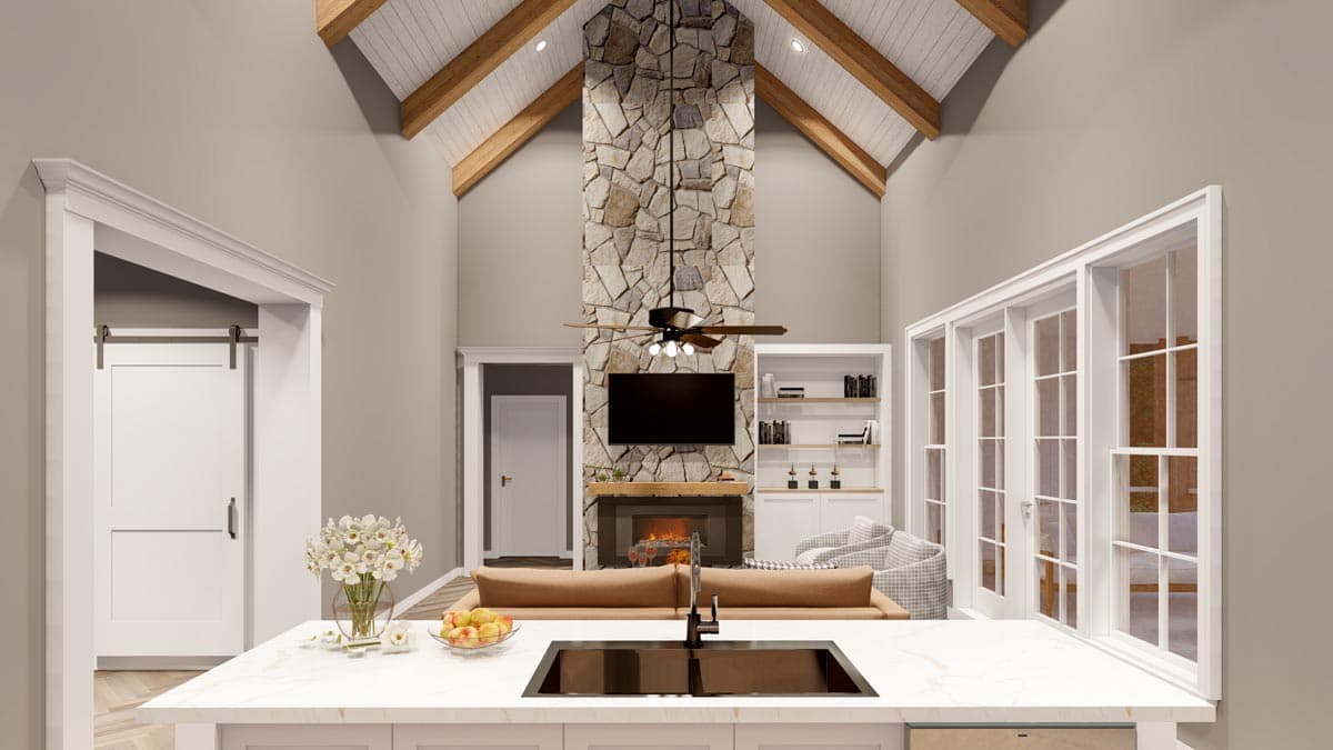 Plan 70861MK: Multi-Generational Modern Farmhouse Under 2600 Square Feet - Image #7 - Country, Craftsman, Modern Farmhouse, New American, Rustic