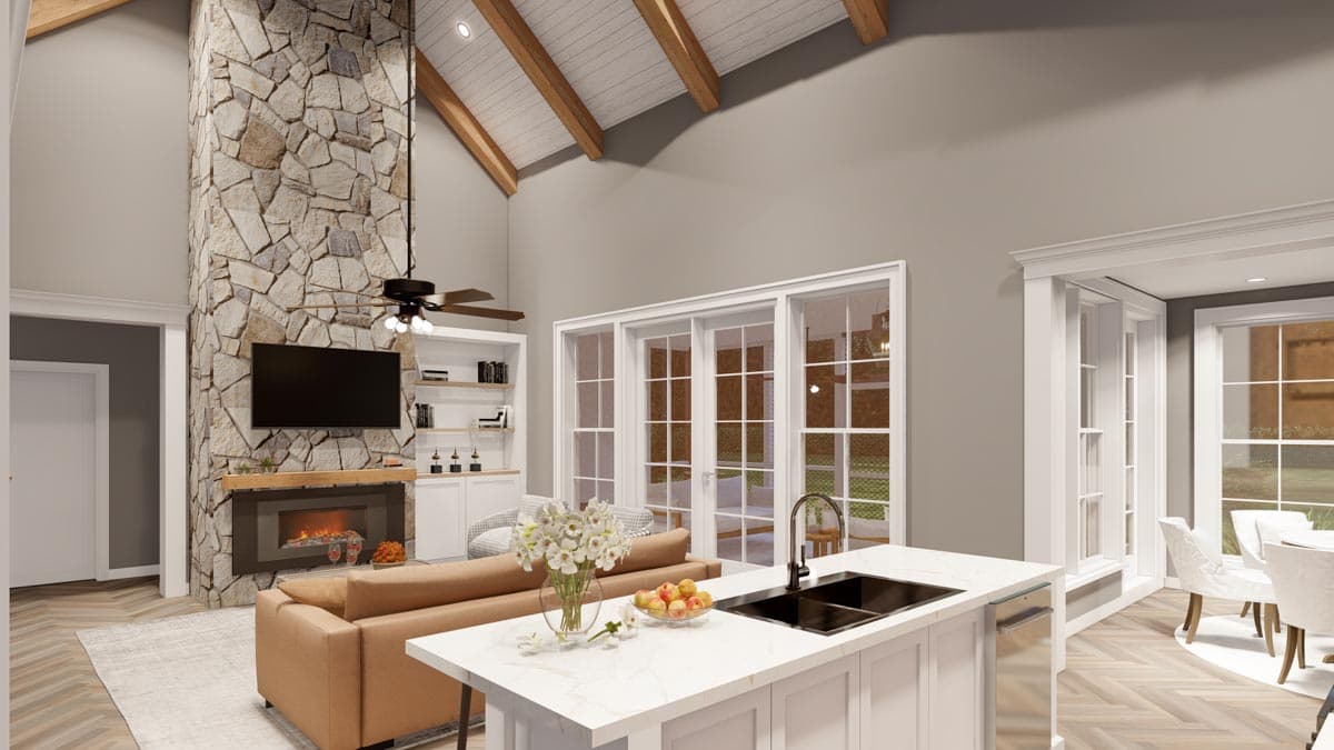 Plan 70861MK: Multi-Generational Modern Farmhouse Under 2600 Square Feet - Image #8 - Country, Craftsman, Modern Farmhouse, New American, Rustic
