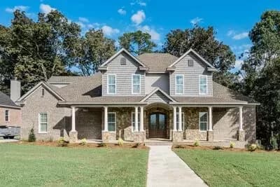5-Bed Farmhouse Plan with Upper Level Game Room and 2-Car Side-Garage