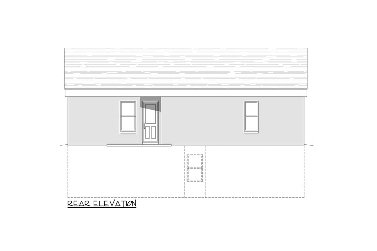 Plan 680200VR: 2199 Sq Ft Contemporary 3-Bed House Plan for an Up-Sloping Lot - Image #4 - Country, Mountain, Ranch, Rustic