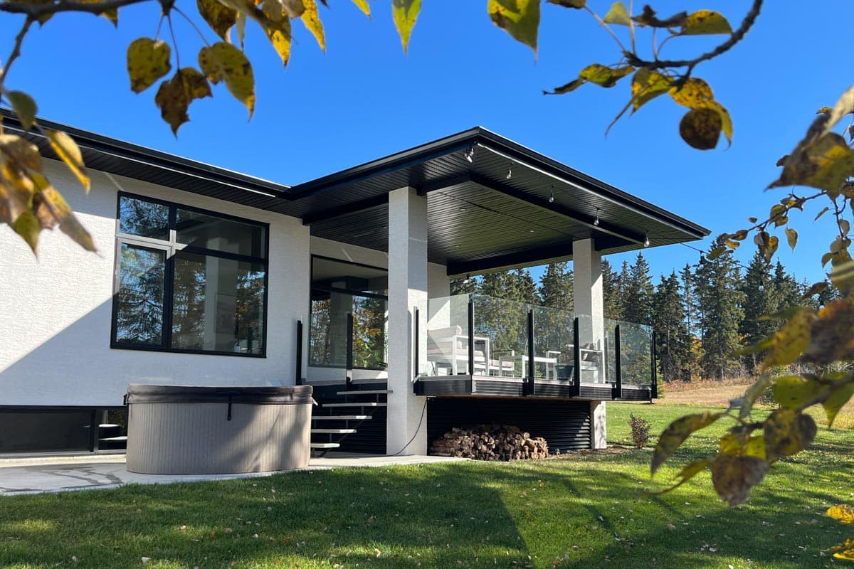 Plan 318303MAT: 3 Bed Modern Prairie Style House Plan Under 2600 Square Feet with Lower Level Home Office - Image #9 - Contemporary, Modern, Prairie