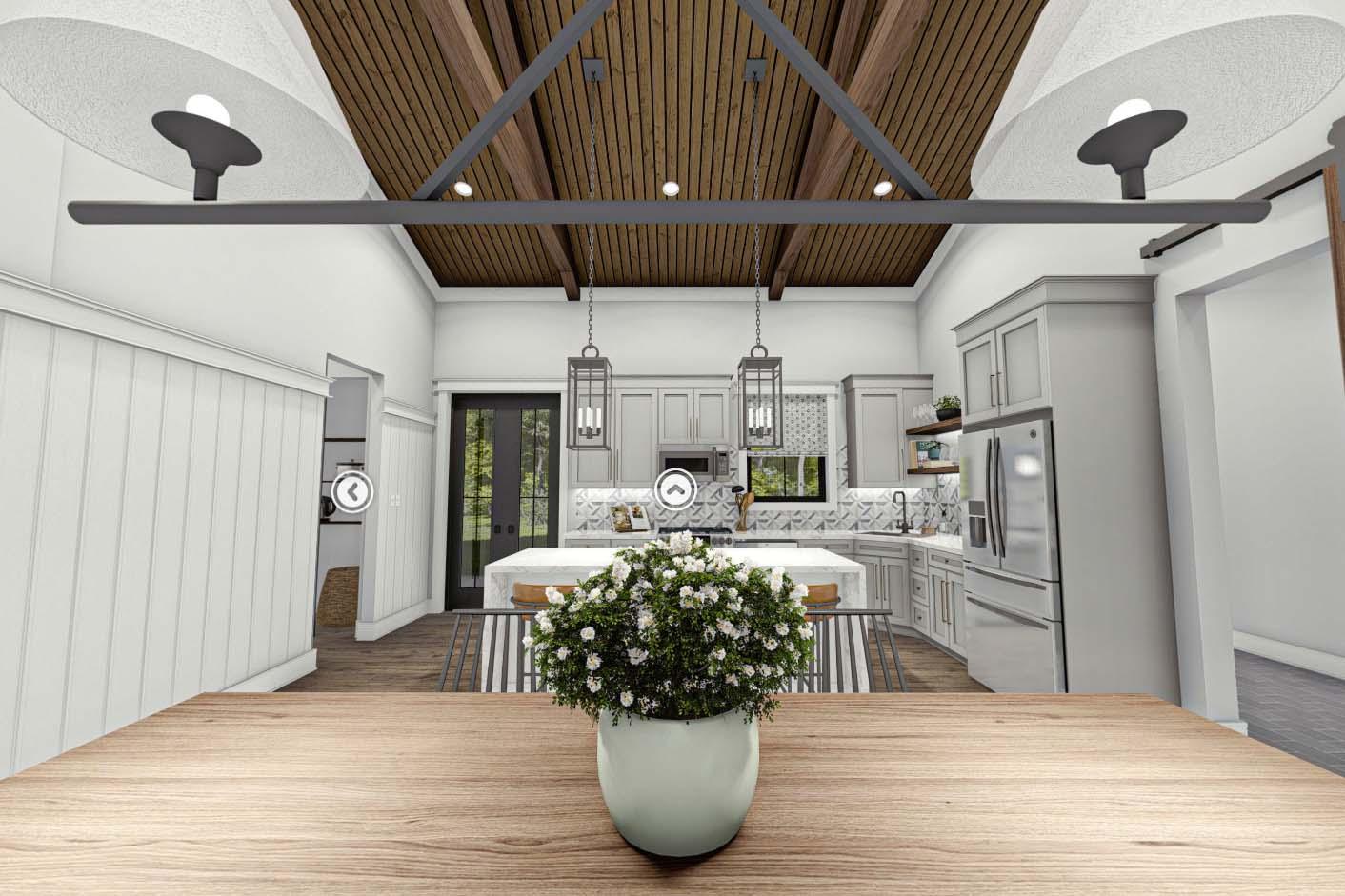 Plan 623288DJ: Barndominium-Style House Plan with Home Office and 2-Car Garage - Virtual Tour Cover Image - Barndominium, Cottage, Country, Rustic, Traditional