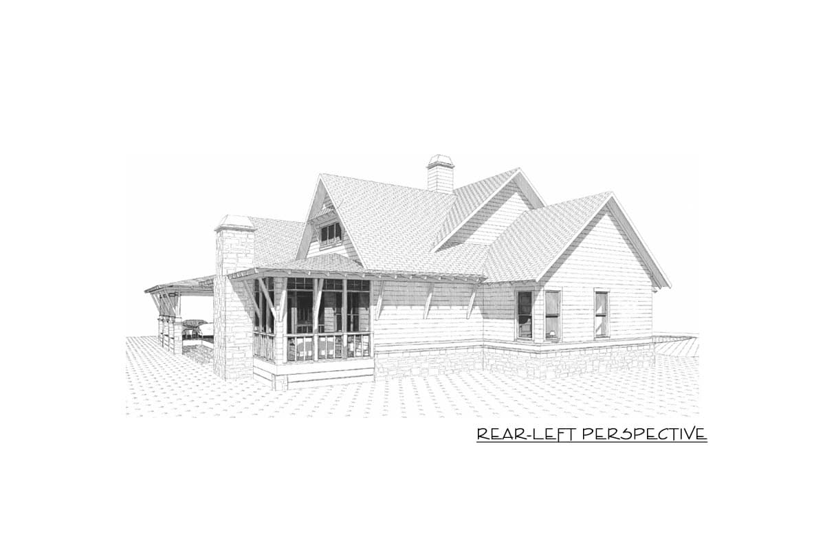 Plan 86398HH: Rustic Craftsman Home Plan Under 3300 Sq Ft with Game Room and Home Office and Bonus Room - Image #14 - Craftsman, New American, Northwest, Ranch, Rustic
